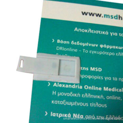 Magazine Paper Card, USB Flash Drives, 64MB-128GB Capacity, Grade A, Free Custom Printing, Package